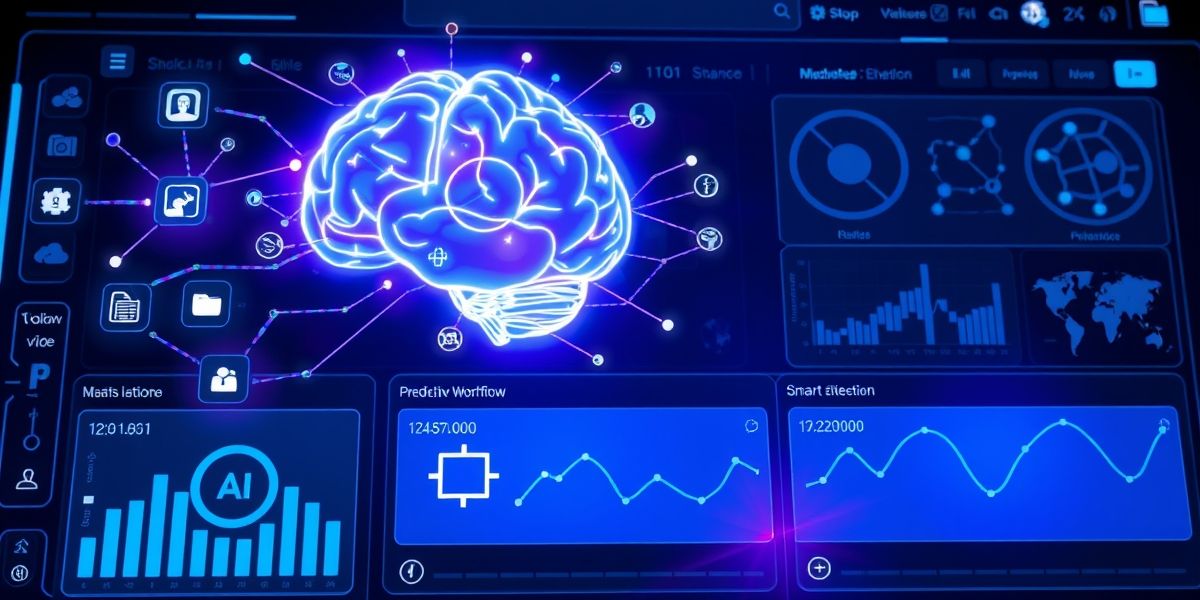 AI Integration Wave - Modern digital interface showing AI integration in online tools