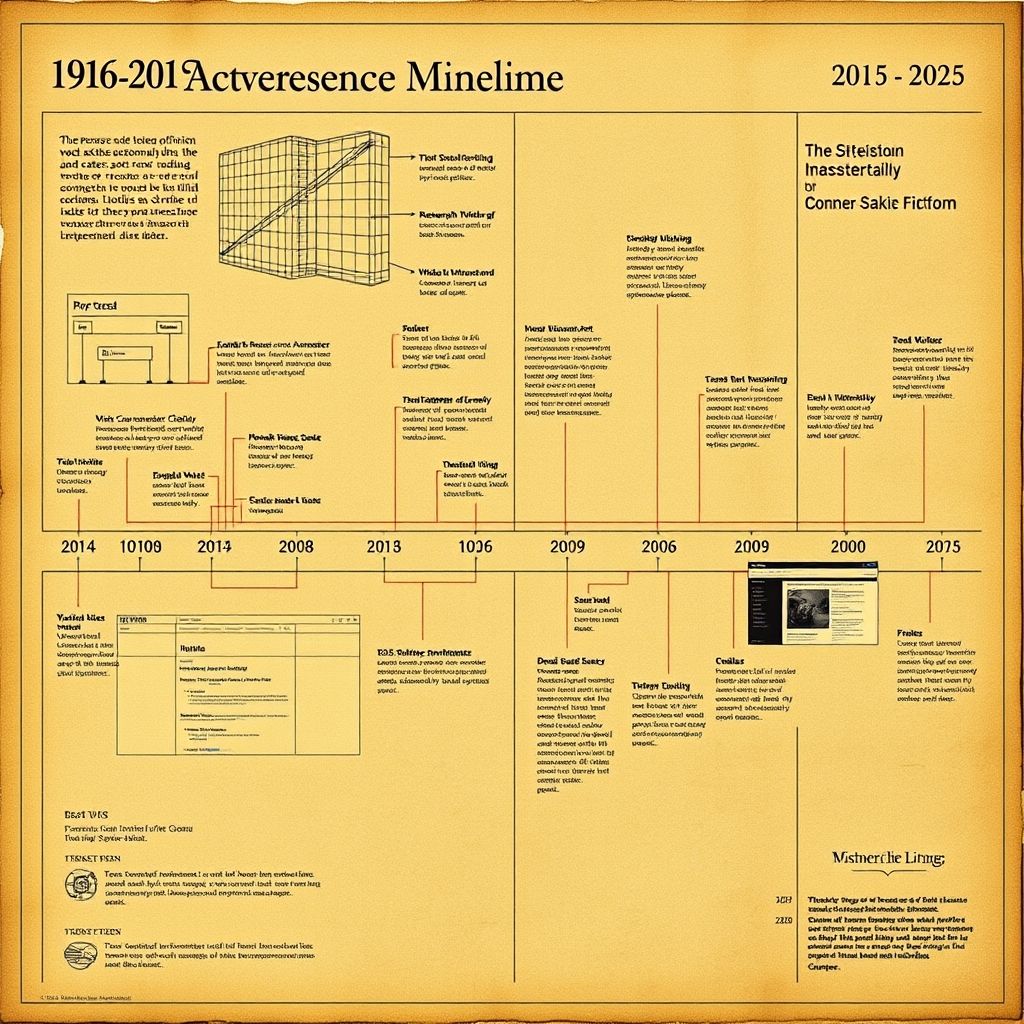 Browser Tools Timeline Evolution - Historical visualization showing the progression from basic web apps to sophisticated browser-based tools