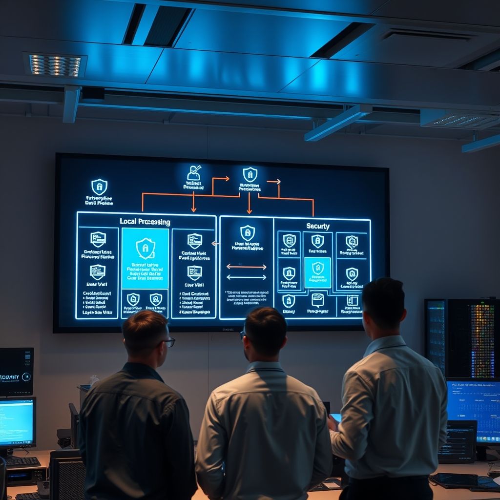 Enterprise local processing security architecture