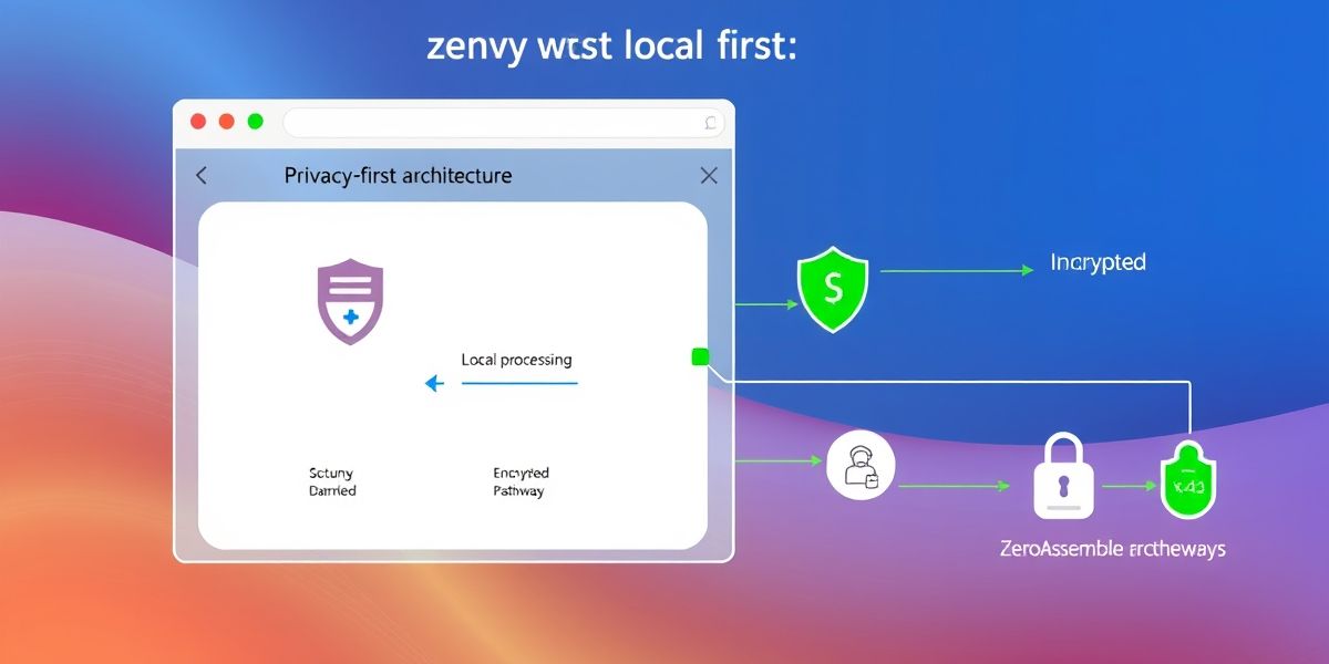 Privacy-First Architecture - Browser-based local processing with security shields