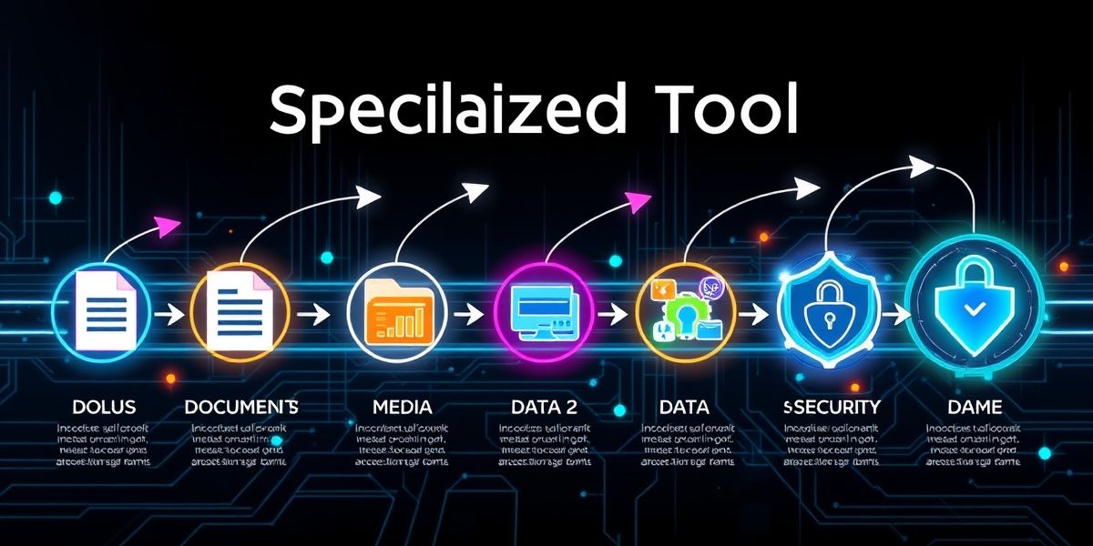 Specialized Tool Evolution - Different tool categories with unique innovations